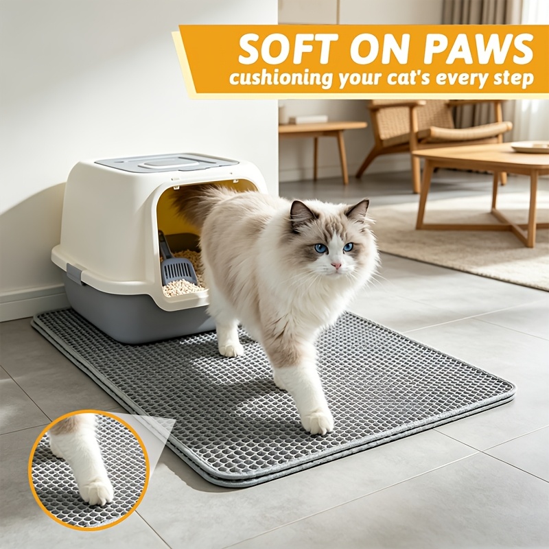 Mattress Protector Waterproof - Kedi Kumu Matı Çift Katmanlı Klasik