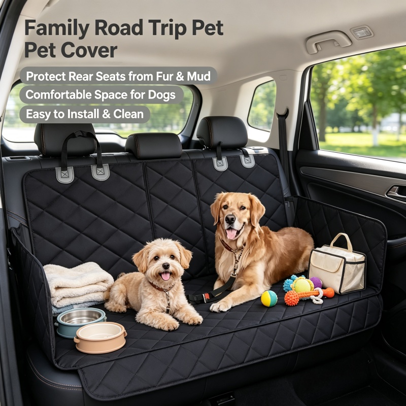 Mattress Protector Waterproof - Köpek Araba Koltuğu Kılıfı Evcil Hayvan
