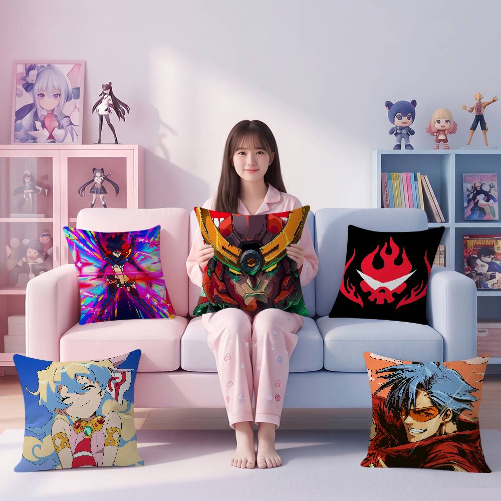 Home Textiles Là Gì - Anime G-Gurren L-Lagann Yastık Kılıfı Kanepe