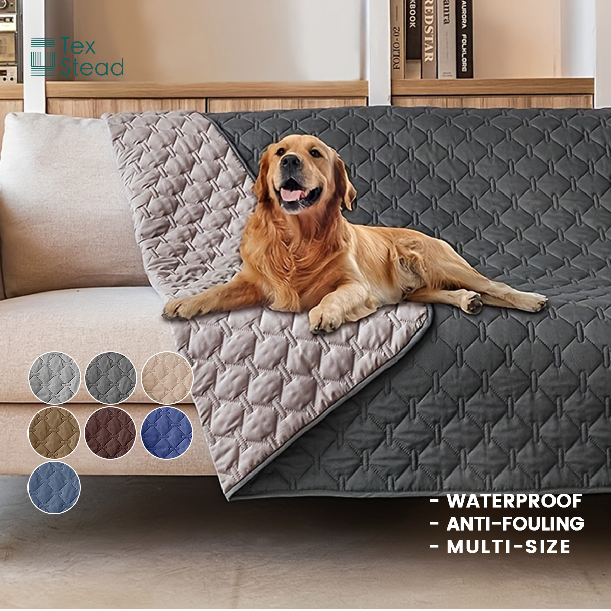 Mattress Protector Waterproof - Kalın Çift Taraflı Evcil Hayvan Yatağı,