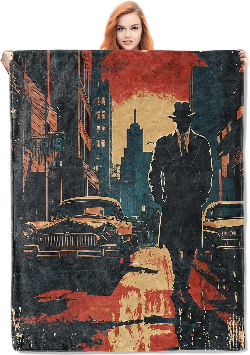 Home Textiles Towel - Kadınlar için Noir Dedektif Battaniyesi Hediyeleri,