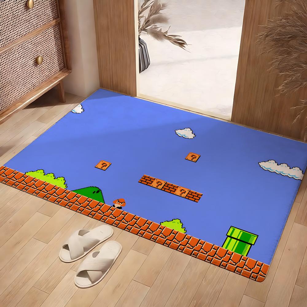 Home Textiles Images - Anime Piksel Görüntülü Yer Paspası Yumuşak