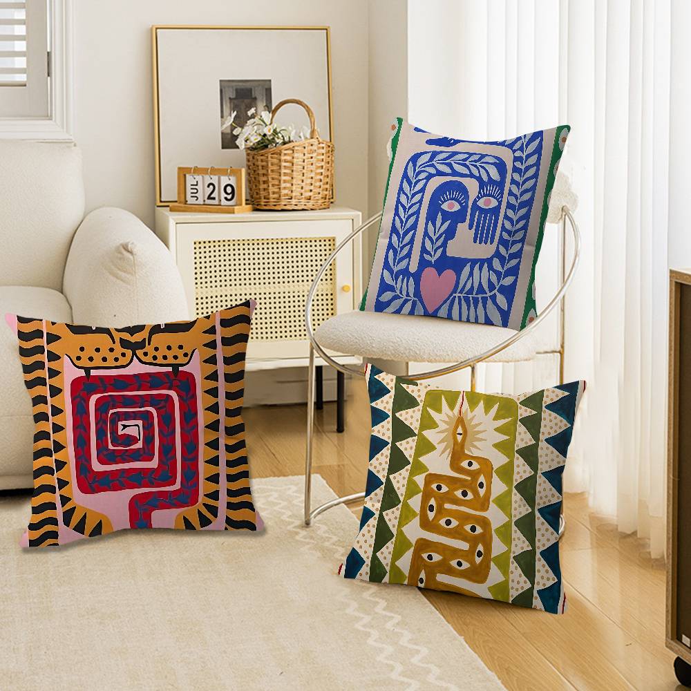 Home Textiles Egypt - Antik Mısır Kaplan Leopar Kişiselleştirilmiş Resim