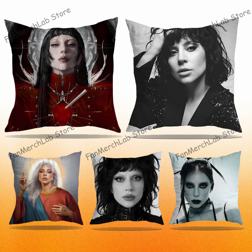 Home Textiles Là Gì - L-Lady Singer G-GagaS Baskılı Yastık Kılıfı