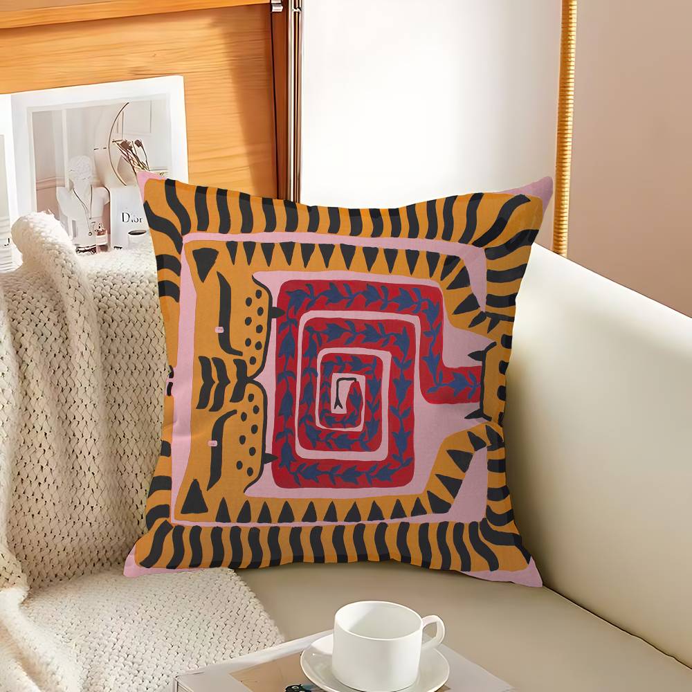 Mısır renkli soyut kaplan mind - Home Textiles Egypt incelemesi ve fiyatı