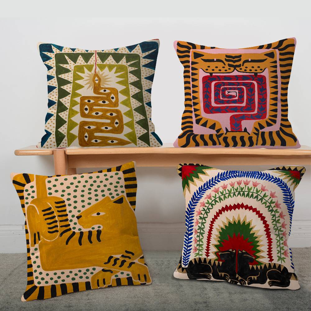 Antik mısır soyut renkli kapla - Home Textiles Egypt incelemesi ve fiyatı