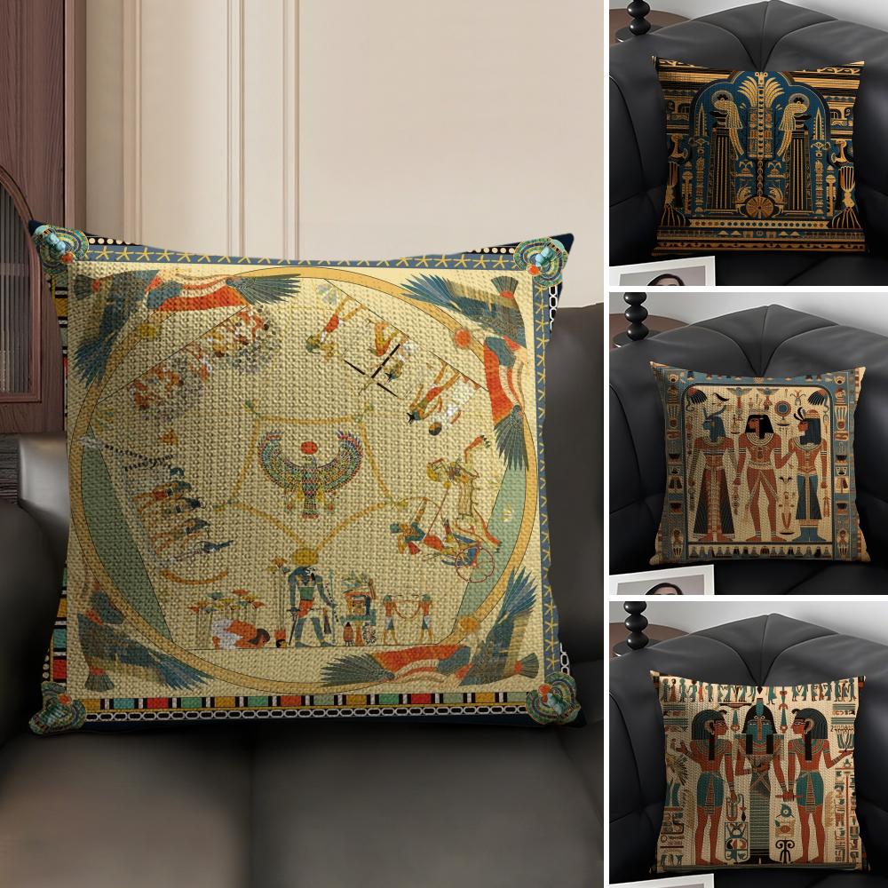 Mısır Firavunu Desenli Yastık  - Home Textiles Egypt incelemesi ve fiyatı