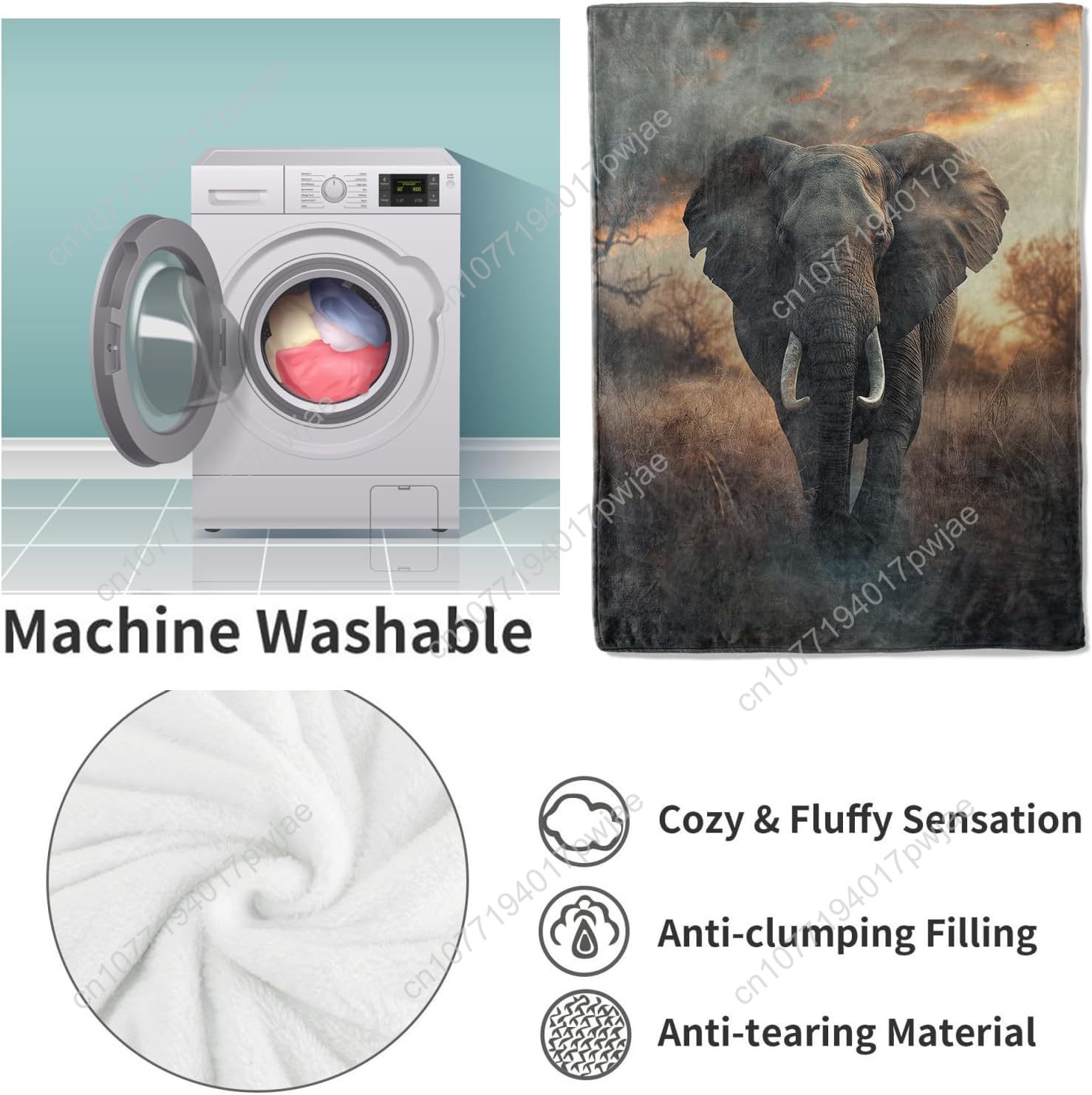 Fil Polar Battaniyesi, Gerçekç - Home Textiles Towel incelemesi ve fiyatı