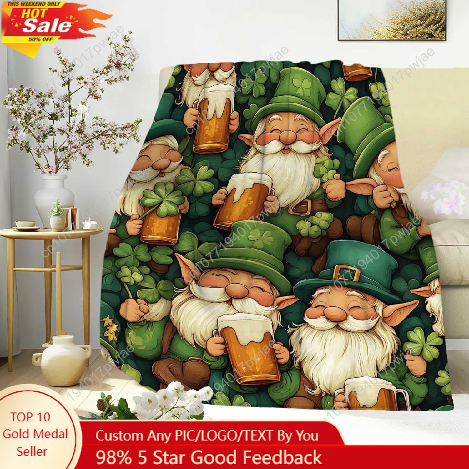 Aziz Patrick Günü Gnome Battan - Home Textiles Towel incelemesi ve fiyatı