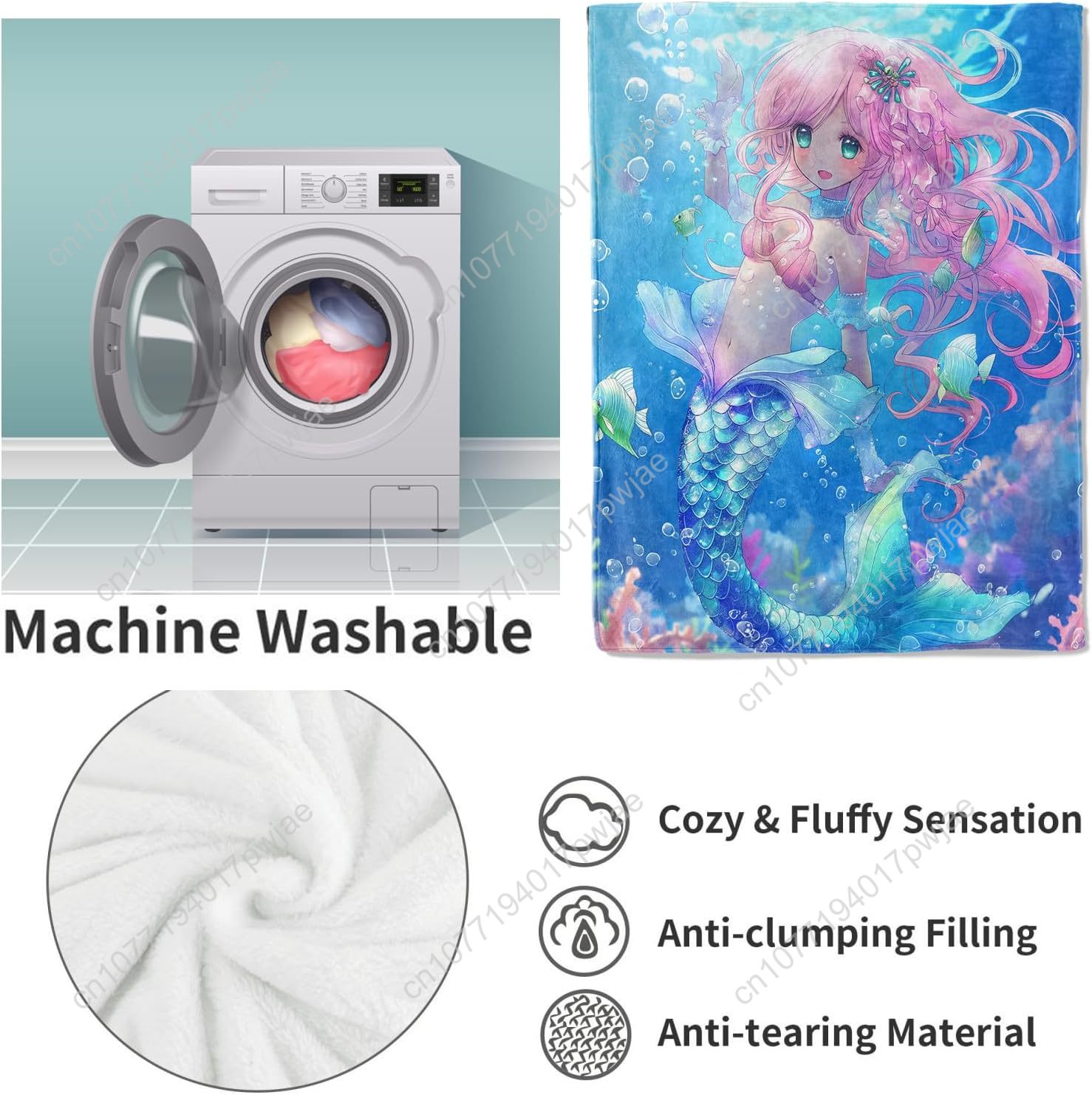 Sevimli Denizkızı Battaniyesi  - Home Textiles Towel incelemesi ve fiyatı