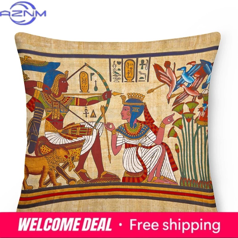 Mısır Yastık Kılıfı Antik Mısı - Home Textiles Egypt incelemesi ve fiyatı