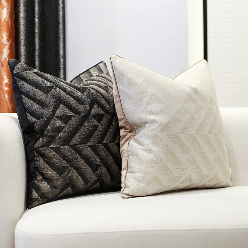 Siyah beyaz jakarlı lüks atmak - Pillow Cover 20X20 incelemesi ve fiyatı